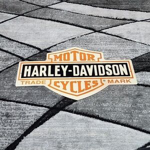 VINTAGE HARLEY DAVIDSON MOTORCYCLES BAR & SHIELD 2003 METAL TIN WALL DEC…